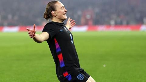 Lucia Kendall celebrates